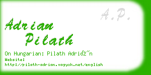 adrian pilath business card